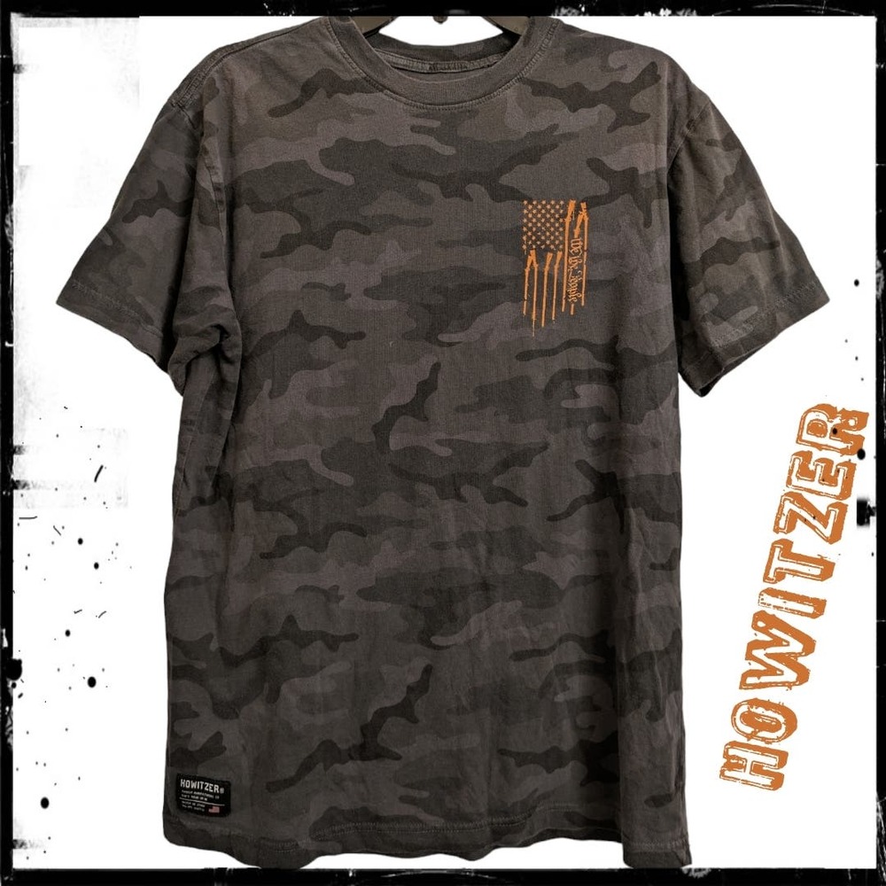 HOWITZER We The People Guns Flag T-Shirt Men's Large